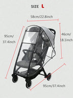 Baby stroller accessories waterproof and rainproof cover