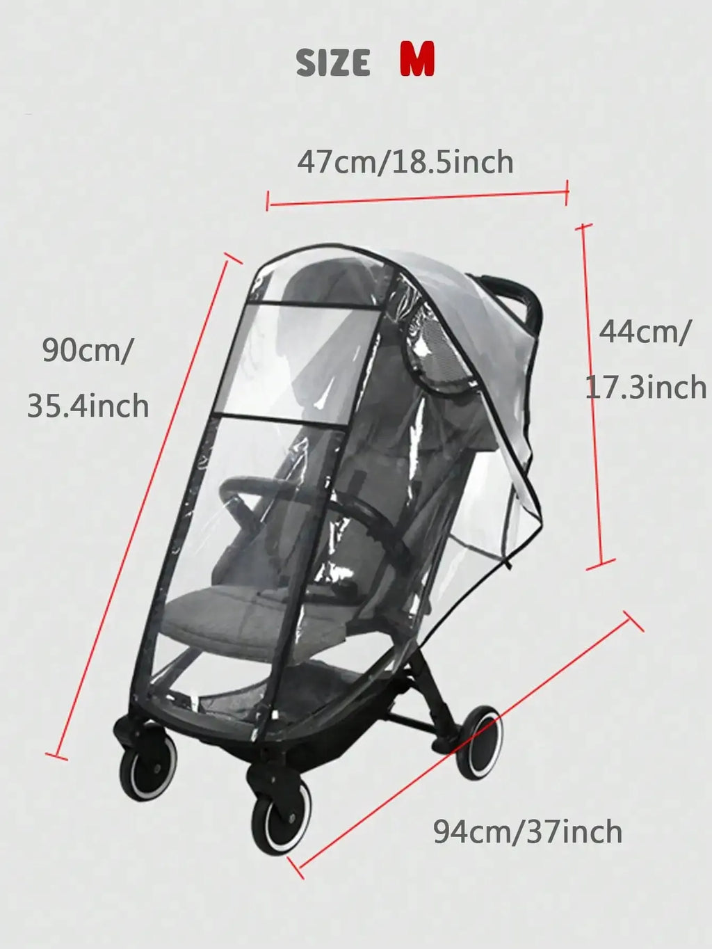 Baby stroller accessories waterproof and rainproof cover