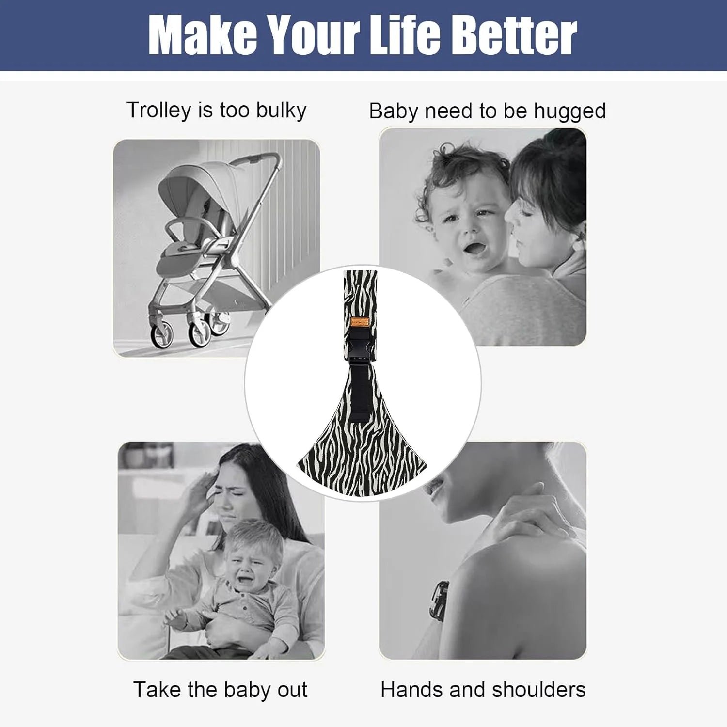 ComfortBabies Baby Carrier Wrap Toddler